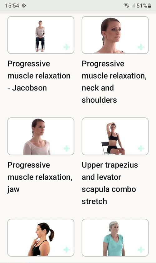 Online exercise program Tension headache
