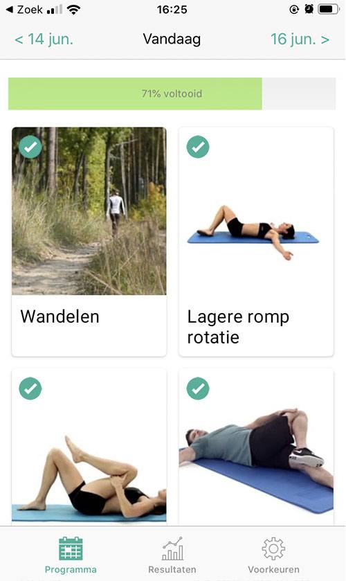 Online exercise program Jumper's knee